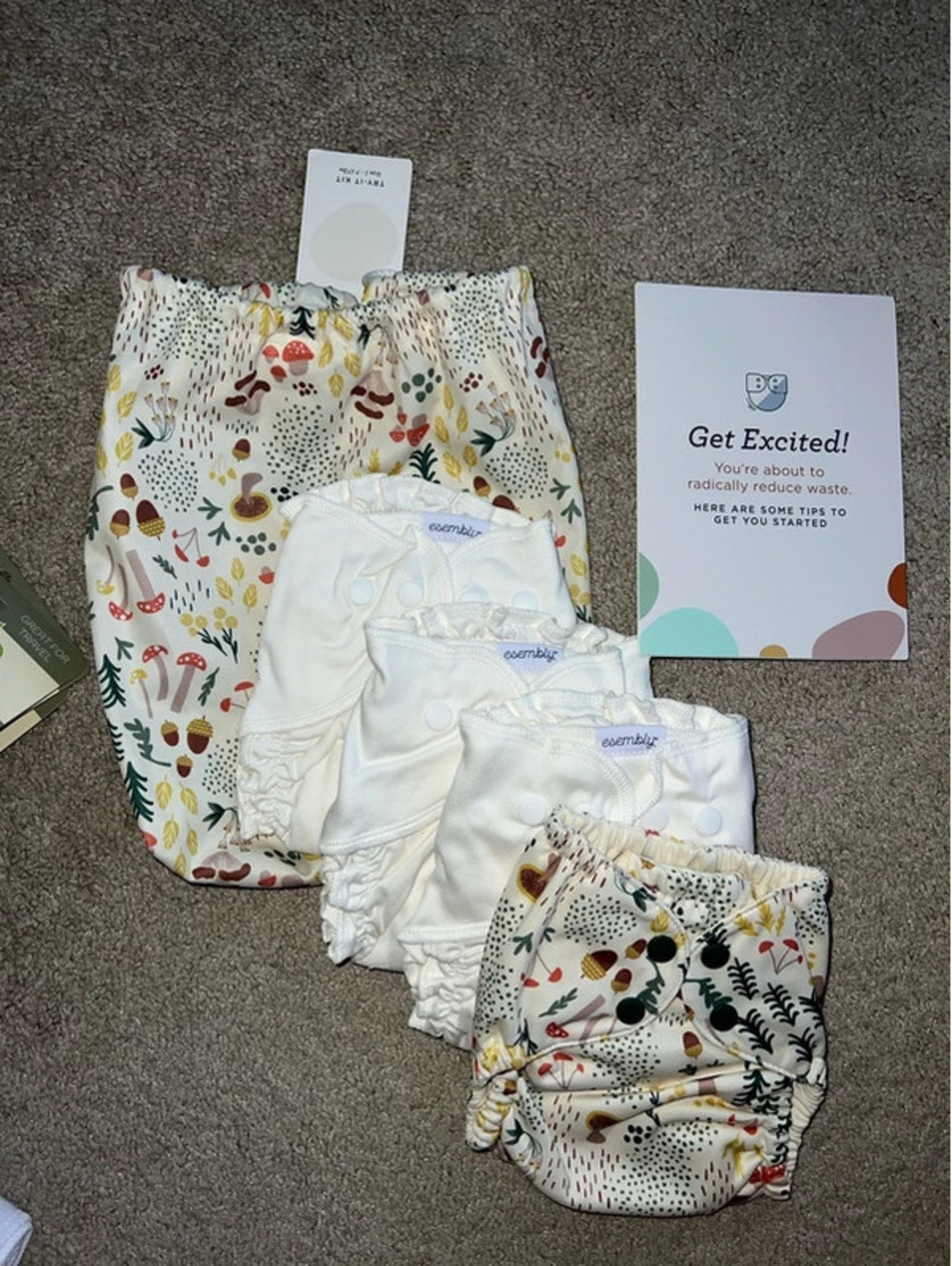 NWT Esembly Try it kit size 1 fantastic fungi